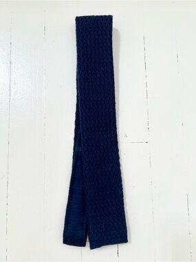 Suitsupply Dark Navy Knit Tie